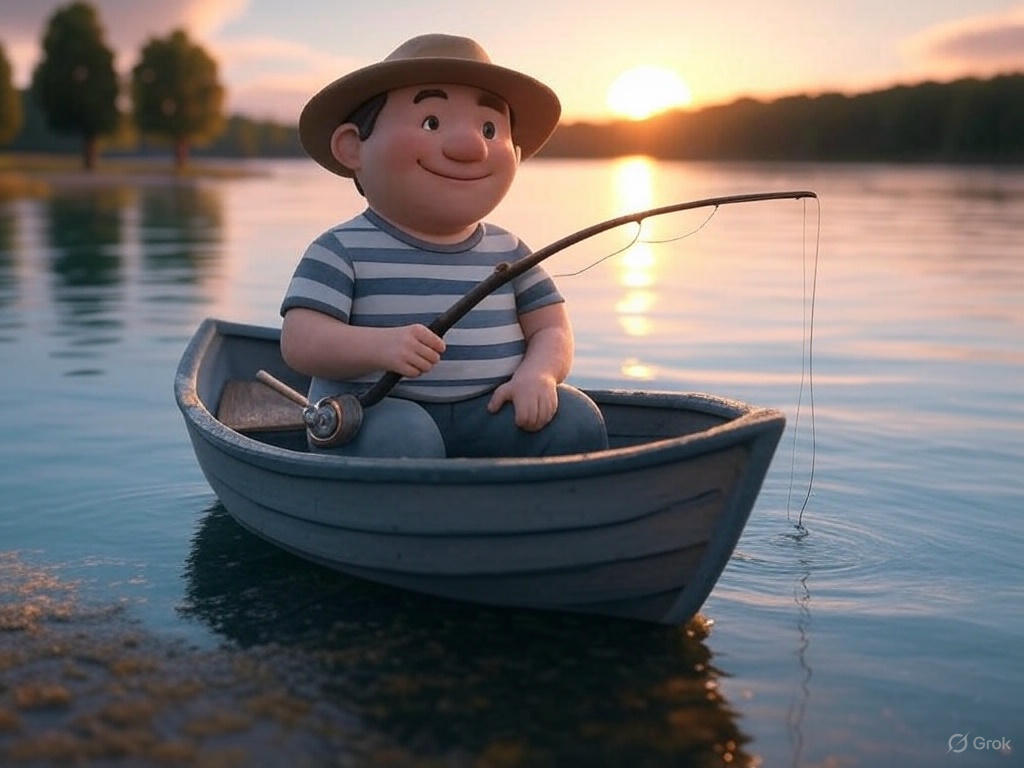 🎣 Why Great Investors Are Basically Chill Fishermen